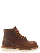 Roter Flügel klassischer MOC raues und hartes Lederstiefel