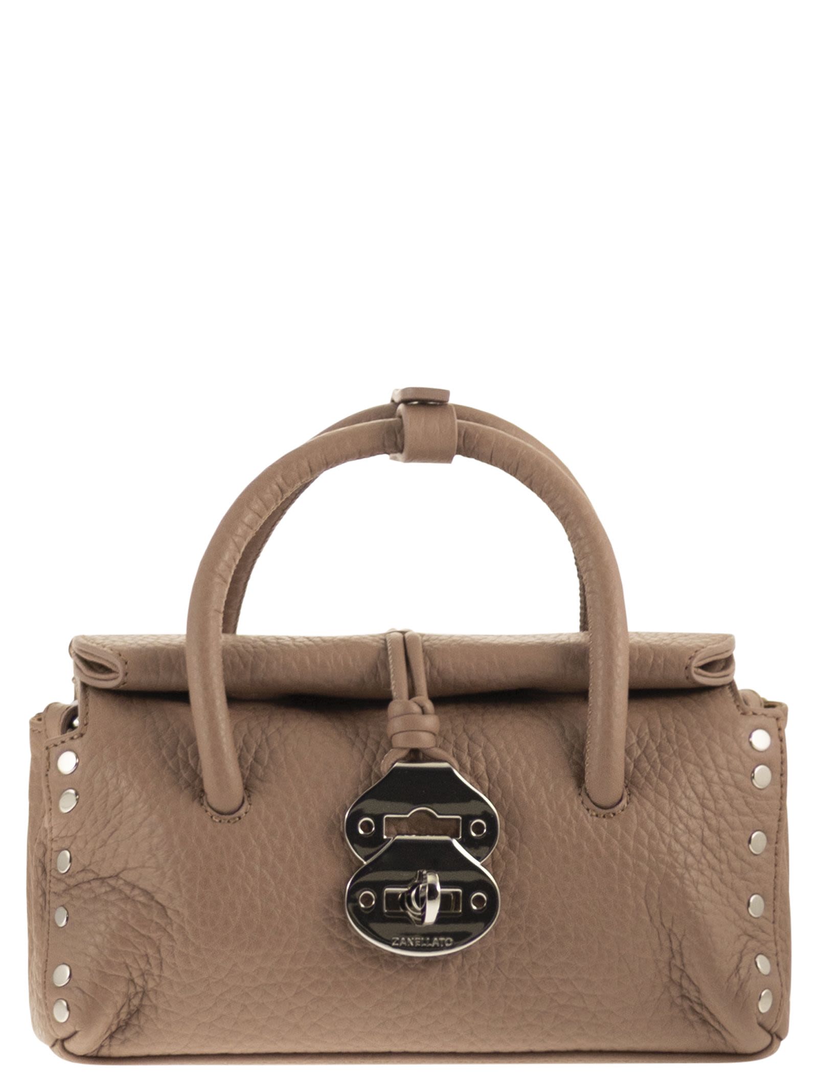 Zanellato Dotta Sac En Cuir Grainé Bébé
