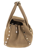 Zanellato Dotta Ayers S Print Leather Bag