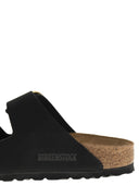Skórzany pantofier z Birkenstock Arizona z dużą klamrą