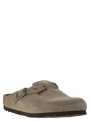 Birkenstock Boston Suede Sabot