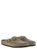 Birkenstock Boston Suede Sabot