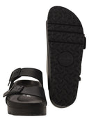 Birkenstock Arizona Platform Slipper With Leather Buckles