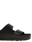 Birkenstock Arizona Platform Slipper With Leather Buckles