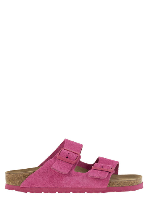 Slippista in pelle scamosciata Birkenstock Arizona