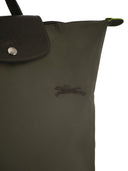 Longchamp Le Pliage Green M Canvas Backpack