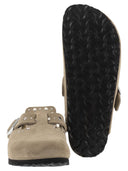 Birkenstock Boston Rivet – Suede Leather Clog With Studs
