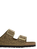 Birkenstock Arizona Leo Sandal With Buckles And Animal Print
