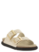 Birkenstock Arizona Db Hex – Patent Natural Leather Sandal
