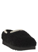 Ugg Black Tasman Maxi Curl Slippers