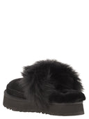 Ugg Disquette Chalet Slippers With Fur And Platform