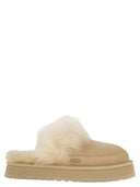 Ugg Disquette Chalet Slippers With Fur And Platform