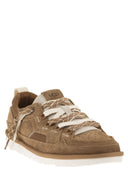 Ugg Minimel Suede And Fabric Trainers