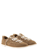 Ugg Minimel Suede And Fabric Trainers