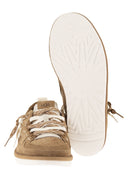 Ugg Minimel Suede And Fabric Trainers