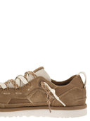 Ugg Minimel Suede And Fabric Trainers