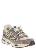 Asics Gel Nyc Suede And Mesh Trainers With Cushioned Sole