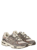 Asics Gel Nyc Suede And Mesh Trainers With Cushioned Sole