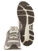 Asics Gel Nyc Suede And Mesh Trainers With Cushioned Sole