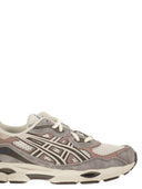 Asics Gel Nyc Suede And Mesh Trainers With Cushioned Sole