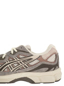 Asics Gel Nyc Suede And Mesh Trainers With Cushioned Sole