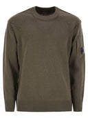 Cp Company Lambswool Crew Neck Sweater