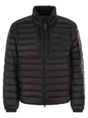 Cp Company Down Jacket With Shell Collar And Zip