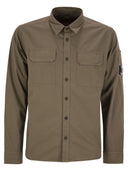 Cp Company Organic Gabardine Buttoned Lens Shirt