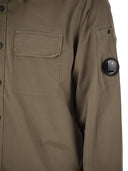 Cp Company Organic Gabardine Buttoned Lens Shirt