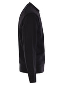 Cp Company Diagonal Raised Fleece Crew Neck Lens Sweatshirt