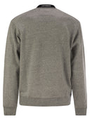 Cp Company Diagonal Raised Fleece Crew Neck Lens Sweatshirt