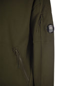 CP Company Diagonale in pile rialzata mezza felpa con zip