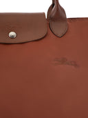 Longchamp Le Pliage绿色肩带 L