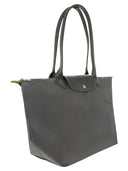 Longchamp le plcage zielone torba na ramię L