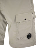 Cp Company Cotton Cargo Shorts With Lens