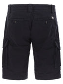 Cp Company Stretch Cotton Satin Cargo Shorts