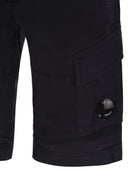 Cp Company Stretch Cotton Satin Cargo Shorts