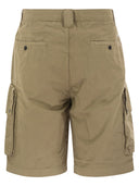 Cp Company Cotton Gabardine Shorts