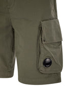 Cp Company Cotton Gabardine Shorts