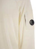 Cp Company Sea Island Cotton Crew Neck Jumper