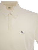 Cp Company Stretch Cotton Piqué Polo Shirt