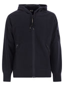 Cp Company Sweatshirt With Zip, Hood And Lens