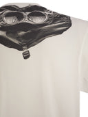 Cp Company Cotton T Shirt With Print On The Back