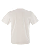 로고 패치가있는 CP Company Cotton T 셔츠