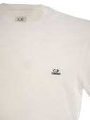 로고 패치가있는 CP Company Cotton T 셔츠