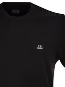 Cp Company Cotton T Shirt With Logo Patch
