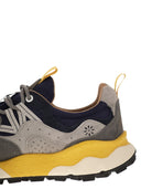 Flower Mountain Yamano 3 Sneakers In Suede And Technical Fabric