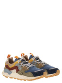 Flower Mountain Yamano 3 Sneakers In Suede And Technical Fabric