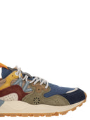 Flower Mountain Yamano 3 Sneakers In Suede And Technical Fabric
