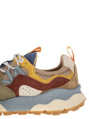 Flower Mountain Yamano 3 Sneakers In Suede And Technical Fabric